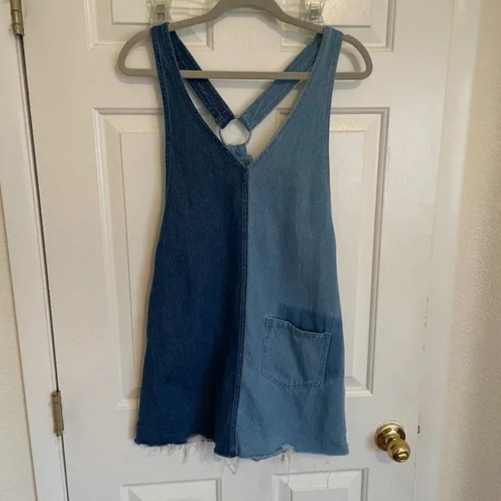 Two-Tone Jean Dress